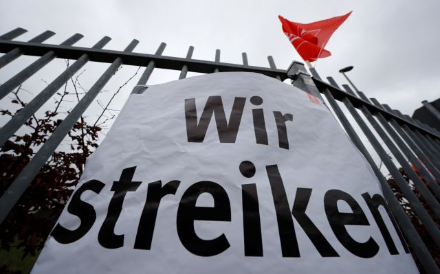 Γερμανία: Απεργίες στους κλάδους μετάλλου και ηλεκτρισμού