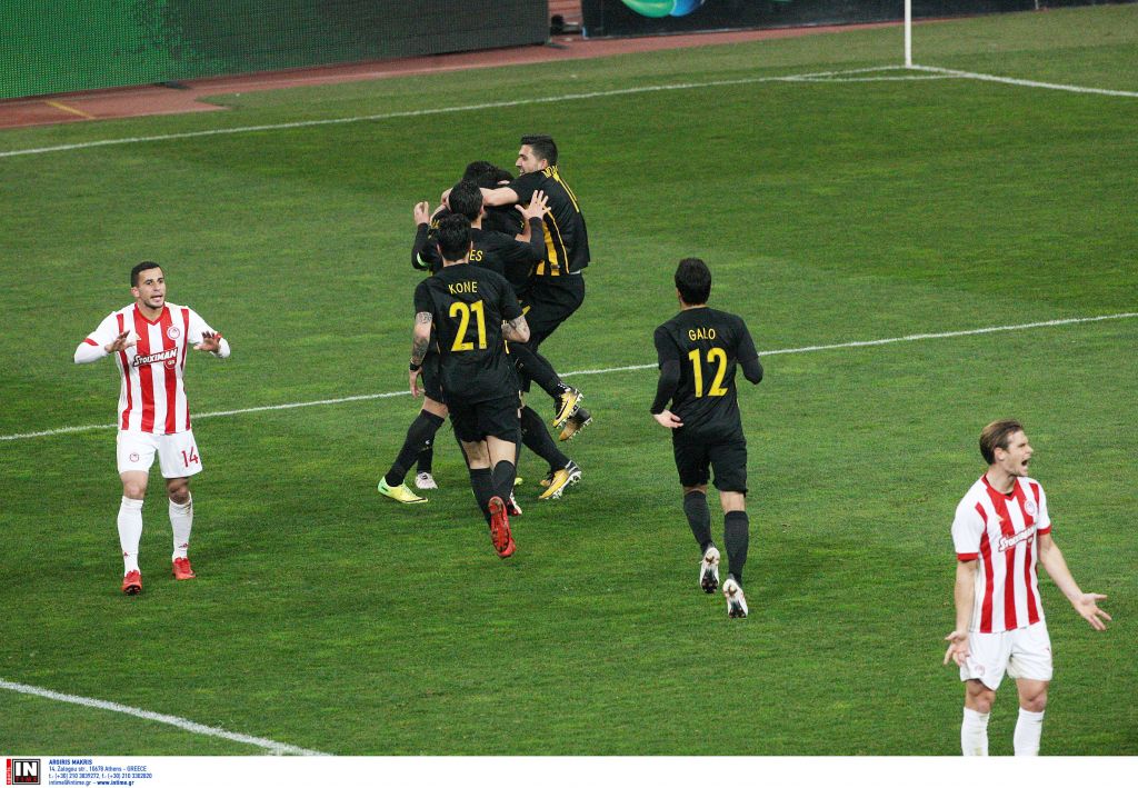 Κύπελλο: Η ΑΕΚ στα ημιτελικά με το 2-1 επί του Ολυμπιακού