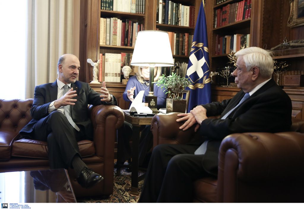 Παυλόπουλος σε Μοσκοβισί: Ανάγκη να μπει τέλος στην αδιέξοδη λιτότητα