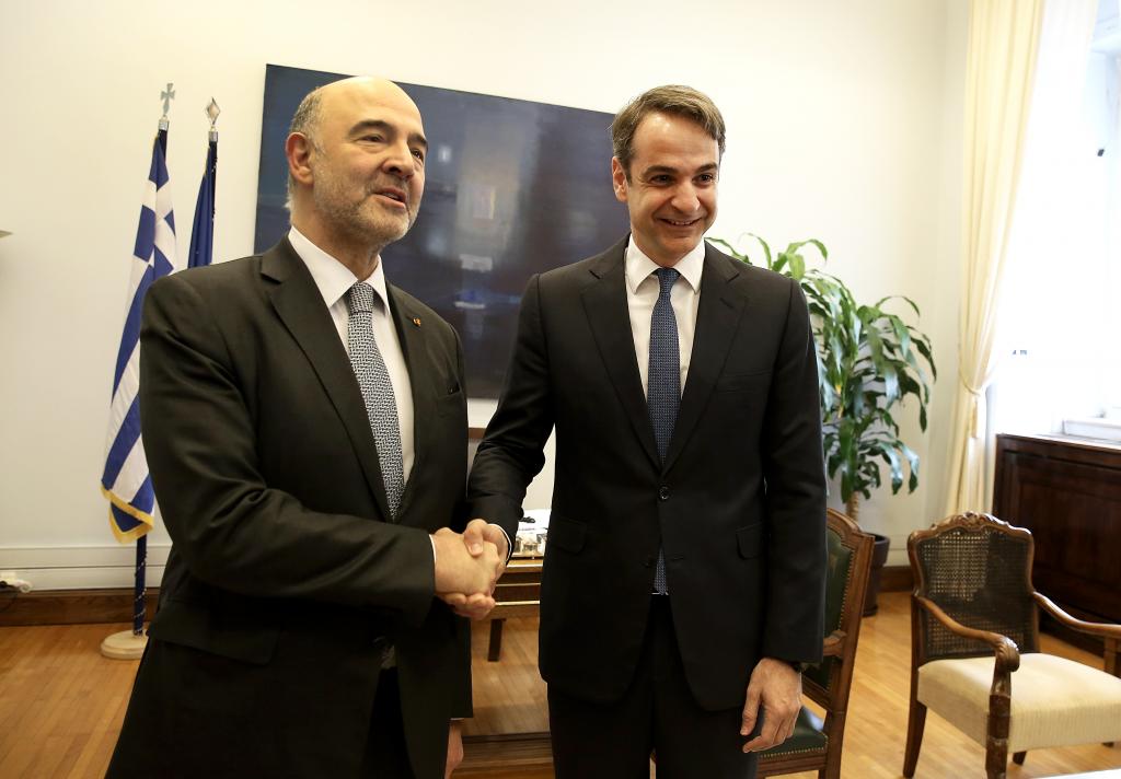 Η υπερφορολόγηση στο επίκεντρο της συνάντησης Μητσοτάκη – Μοσκοβισί