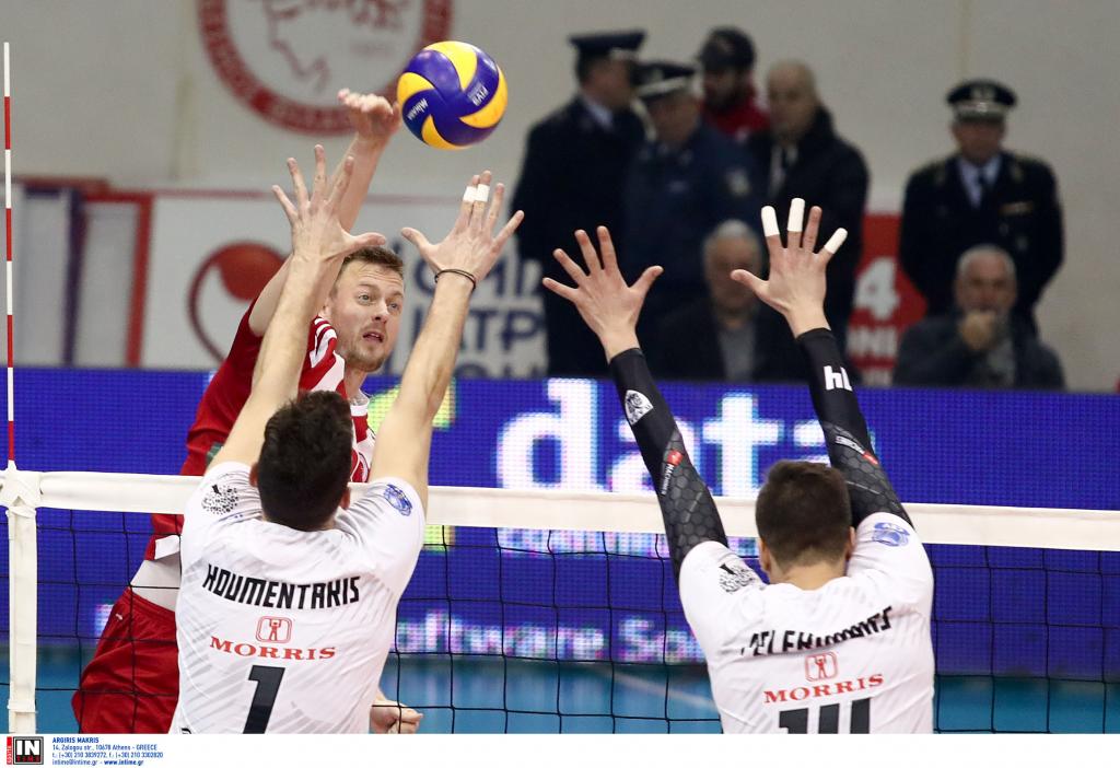 Α1 βόλεϊ: Ο Ολυμπιακός συνέχισε το σερί με 3-1 επί του ΠΑΟΚ