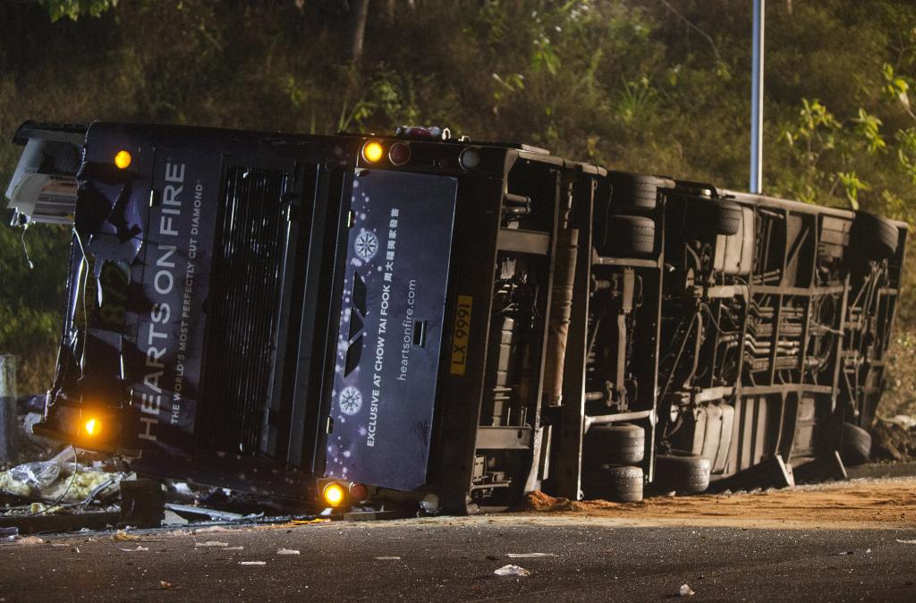 Πολύνεκρο τροχαίο με διώροφο λεοφορείο στο Χονγκ Κονγκ