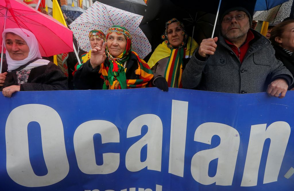 Οι Κούρδοι στο Στρασβούργο διαδήλωσαν για την απελευθέρωση του Οτσαλάν