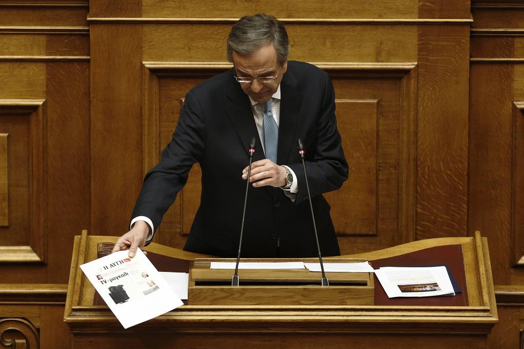 Εκρηξη Σαμαρά όταν βουλευτής του είπε: «Το παραχε…ατε