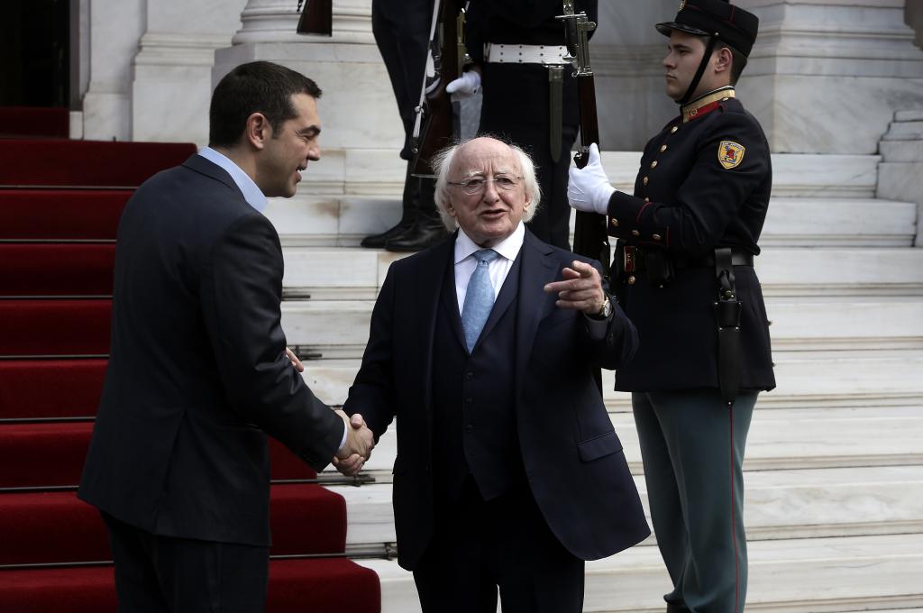 Τσίπρας – Χίγκινς τόνισαν τη σημασία της κοινωνικής Ευρώπης