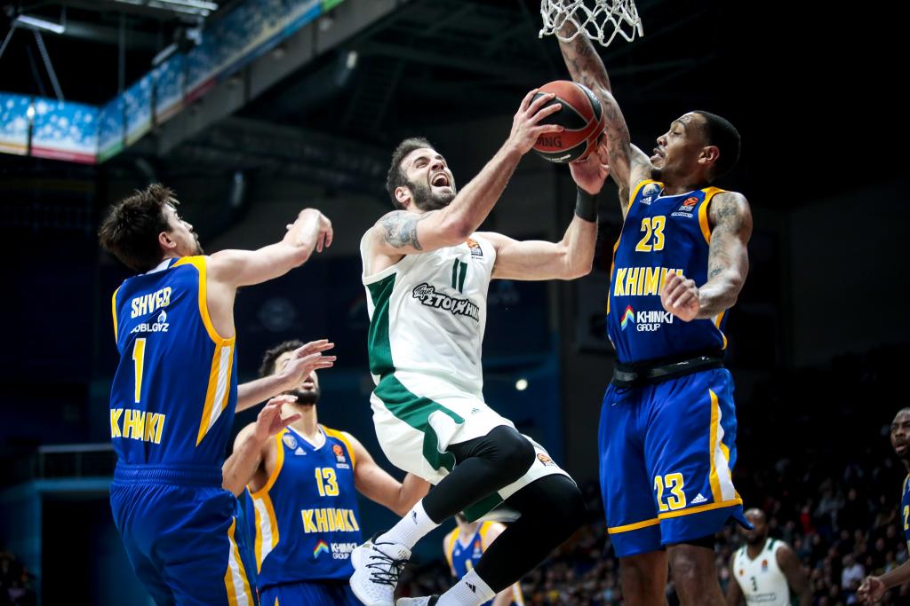 Ευρωλίγκα: Βαριά ήττα του Παναθηναϊκού από τη Χίμκι του Μπαρτζώκα