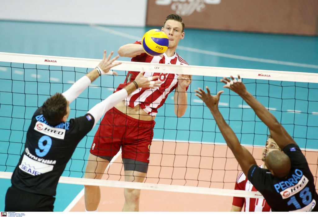 Α1 βόλεϊ: Νίκες στο τάι-μπρέικ για Ολυμπιακό και Φοίνικα Σύρου