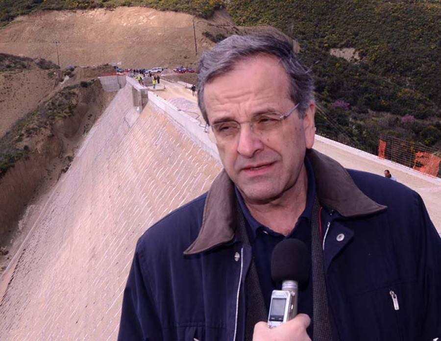 Ο πρωθυπουργός εξήγγειλε την κατασκευή φράγματος που έχει ήδη ολοκληρωθεί