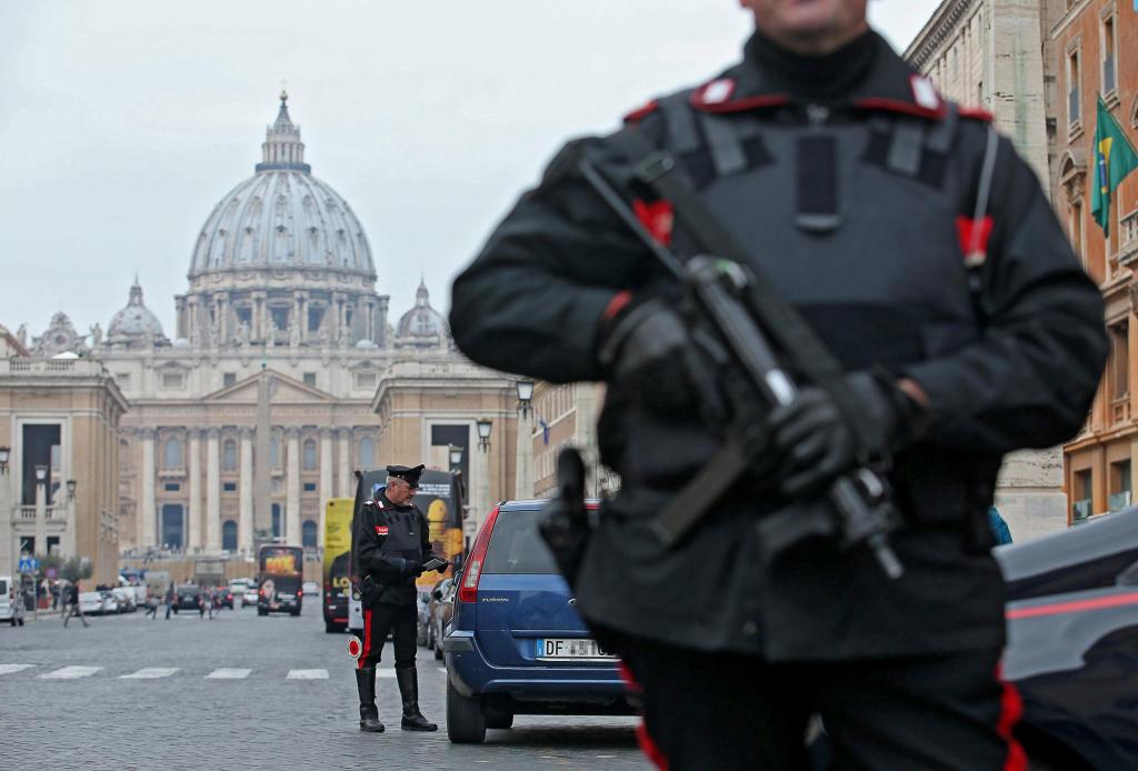 Ιταλία: Αυξάνεται η φύλαξη ευαίσθητων στόχων ενόψει του καθολικού Πάσχα