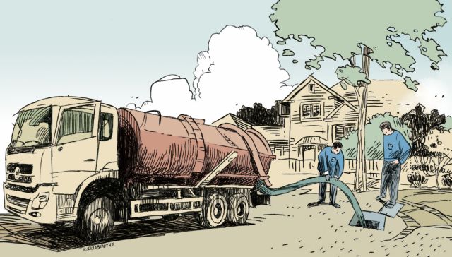 Το χρονοδιάγραμμα για την αποχέτευση