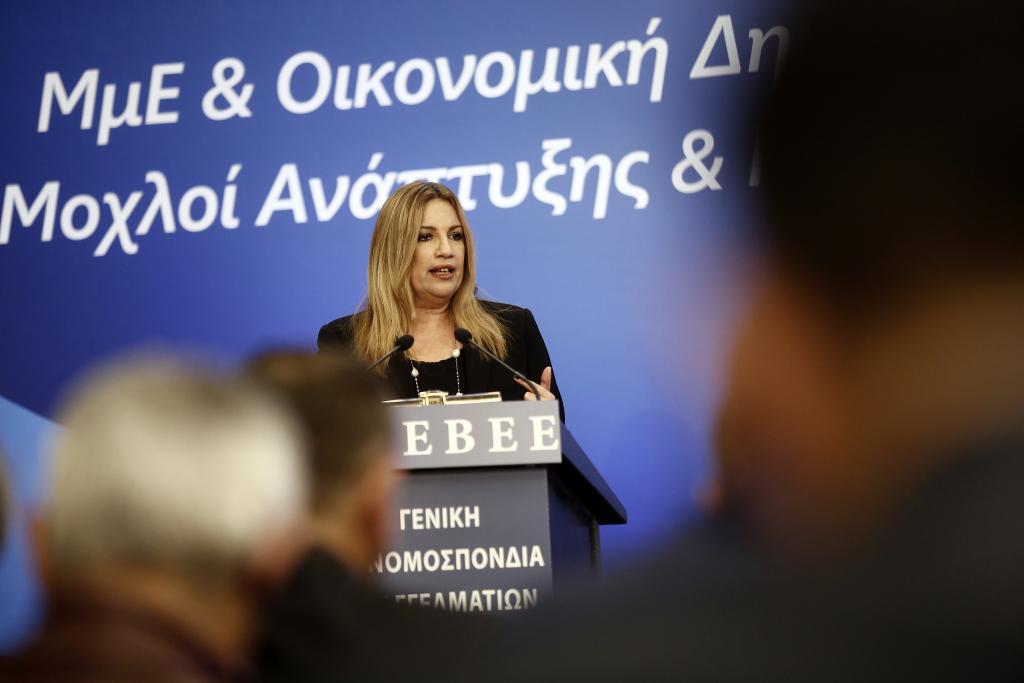 Σχέδιο για τις μικρομεσαίες επιχειρήσεις παρουσίασε η Γεννηματά