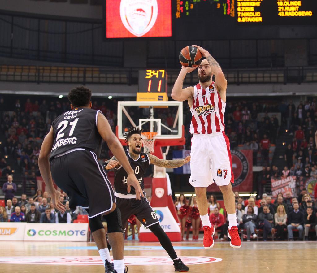 Ευρωλίγκα: Πέμπτη συνεχόμενη νίκη για τον Ολυμπιακό, 87-79 την Μπάμπεργκ