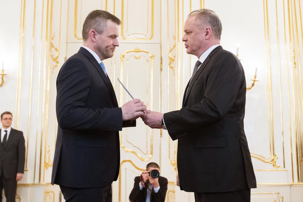 «Οχι» από τον πρόεδρο της Σλοβακίας στη σύνθεση κυβέρνησης Πελεγκρίνι