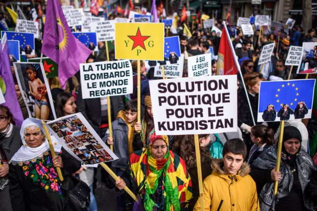 Διαδηλώσεις Κούρδων για την Αφρίν σε ευρωπαϊκές πόλεις