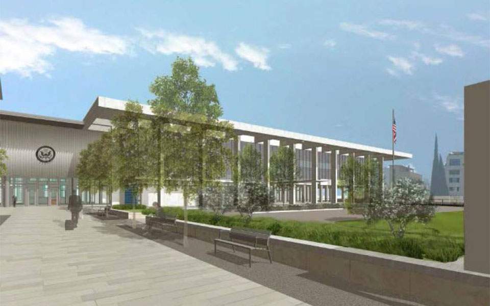 Ξεκίνησε η ριζικη ανακαίνιση της πρεσβείας των ΗΠΑ