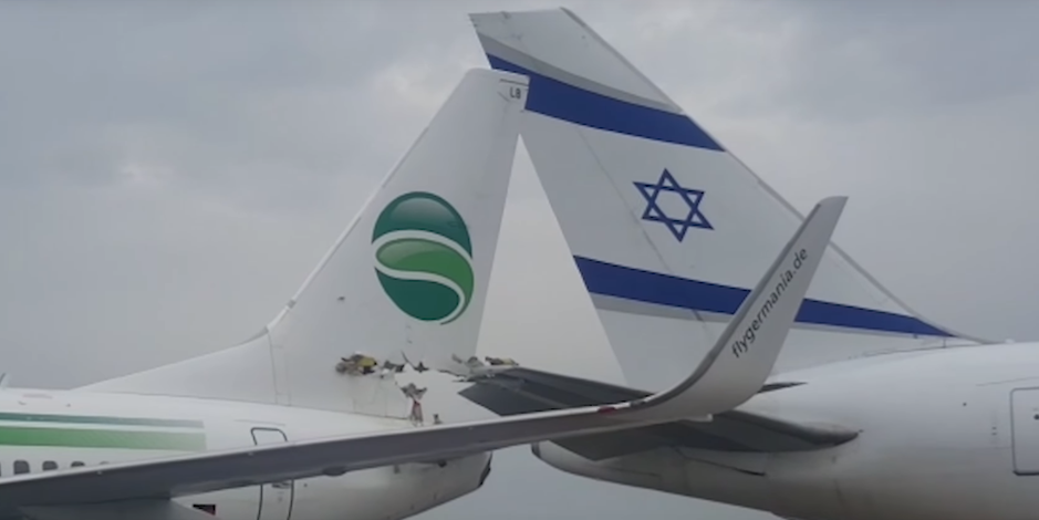 Σύγκρουση επιβατικών αεροσκαφών στο Τελ Αβίβ (βίντεο)