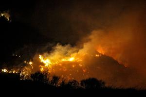 Κόλαση φωτιάς στην Ηλεία – Μάχη με τις φλόγες δίνουν οι πυροσβέστες (βίντεο)