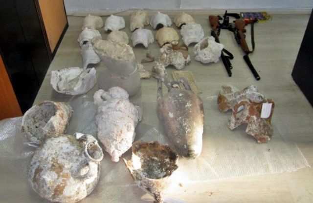 Εφοδος της Αστυνομίας μπλόκαρε τη φυγάδευση αρχαιοτήτων από την Πέρδικα Θεσπρωτίας