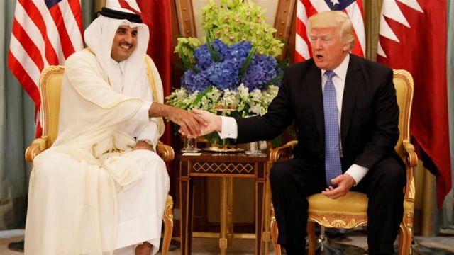 «Απειλή συνιστά το Ιράν» για Τραμπ και εμίρη του Κατάρ