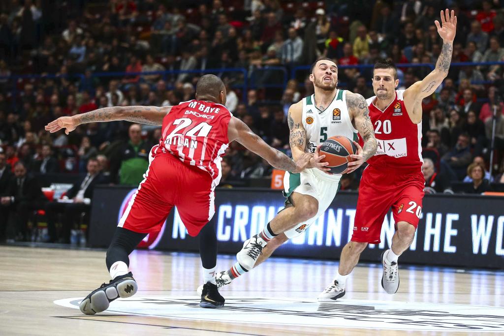 Ευρωλίγκα: Στην παράταση νίκησε ο Παναθηναϊκός στο Μιλάνο