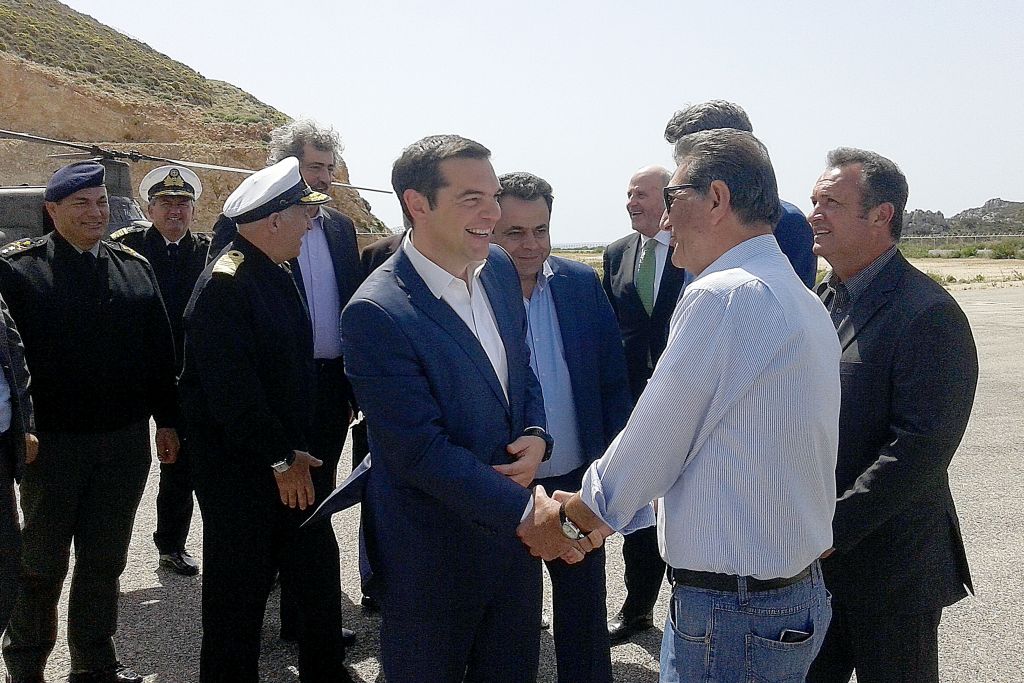 Στο μνημείο της Κυράς της Ρω ο Αλ. Τσίπρας