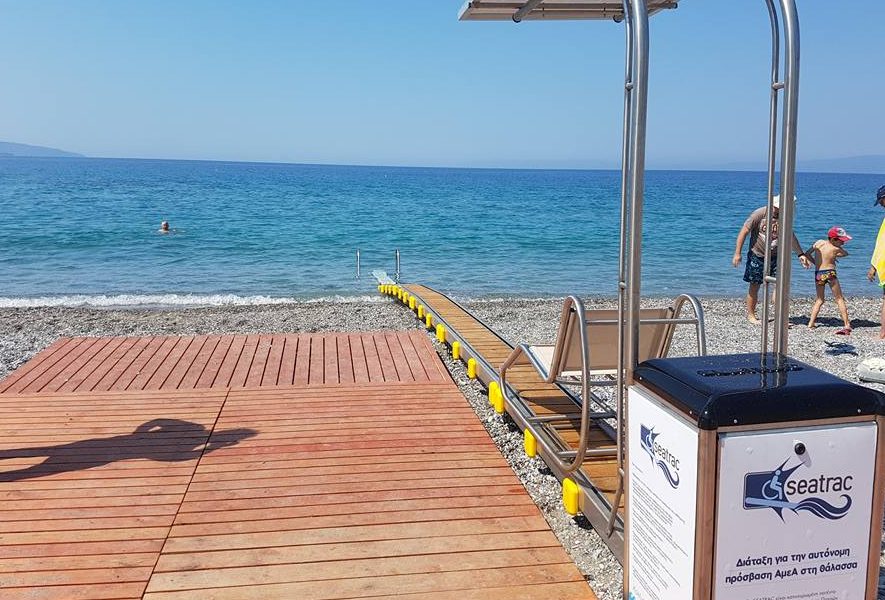 Greek-made beach ramp for the disabled vies for million dollar prize