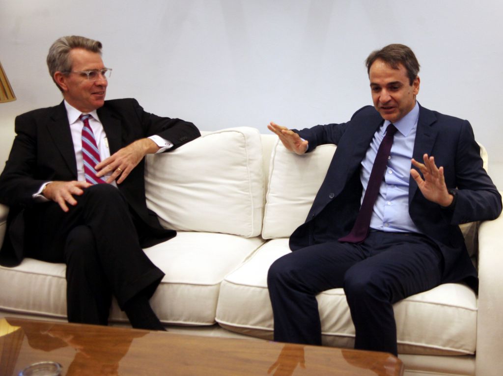 Με Πάιατ και Παπανδρέου συναντήθηκε ο Κ. Μητσοτάκης