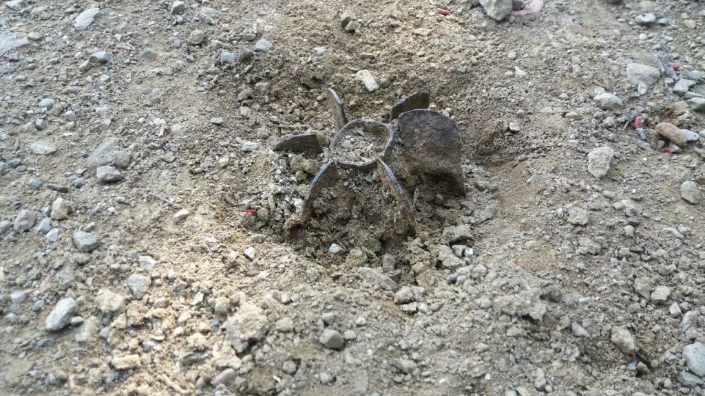 Εντοπίστηκε βλήμα σε χωράφι στο δήμο Βόλβης