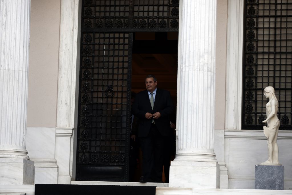 Στο Μαξίμου μετέβη εκτάκτως ο Π. Καμμένος