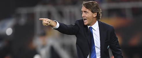 Ο Μαντσίνι στον πάγκο της «σκουάντρα ατζούρα»