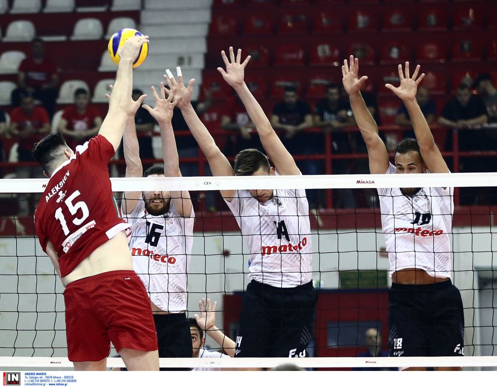 Α1 βόλεϊ: Ο Ολυμπιακός άνοιξε το σκορ στη σειρά των τελικών με τον ΠΑΟΚ
