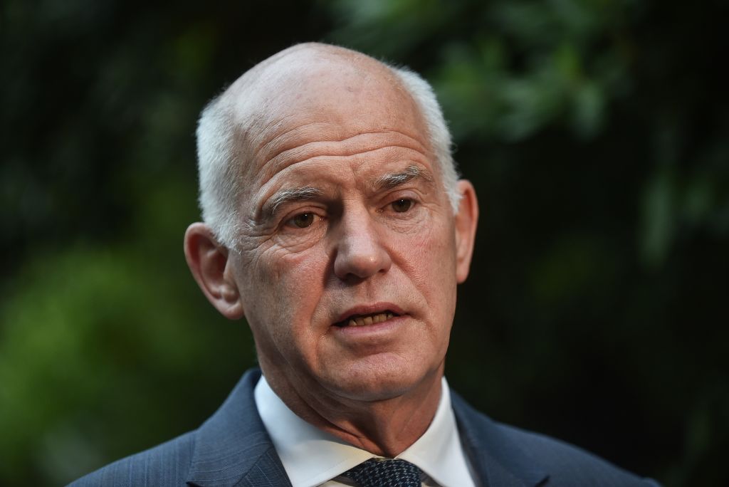 Συνάντηση Γιώργου Παπανδρέου με το Νικολά Ντιμιτρόφ