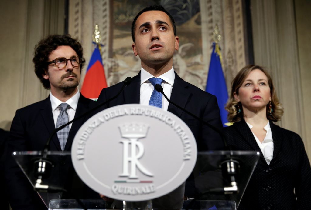 Ιταλία: Ενα βήμα πριν τη συμφωνία για σχηματισμό κυβέρνησης