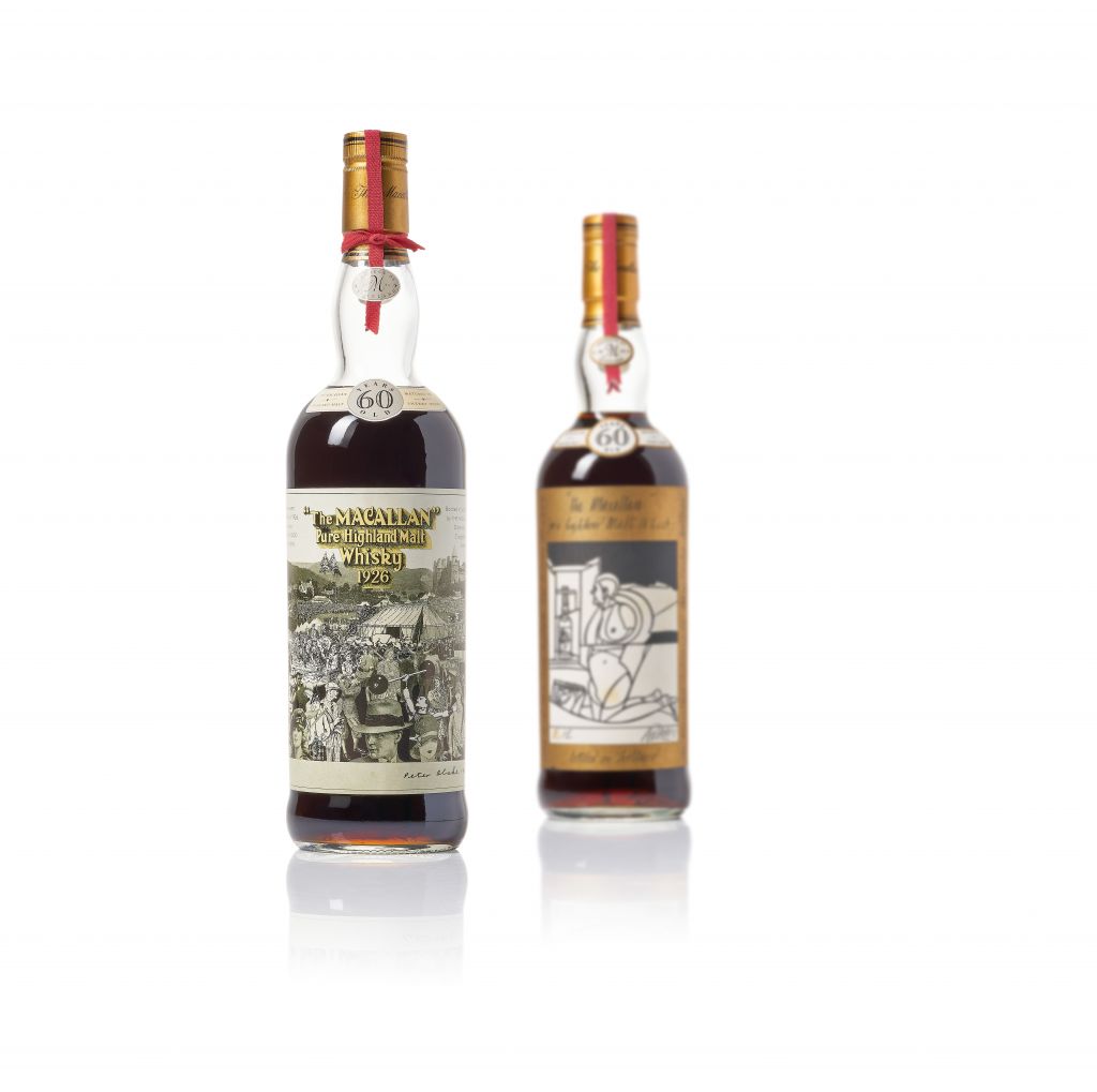 Νέο ρεκόρ πώλησης για δύο συλλεκτικά μπουκάλια ουίσκι Macallan