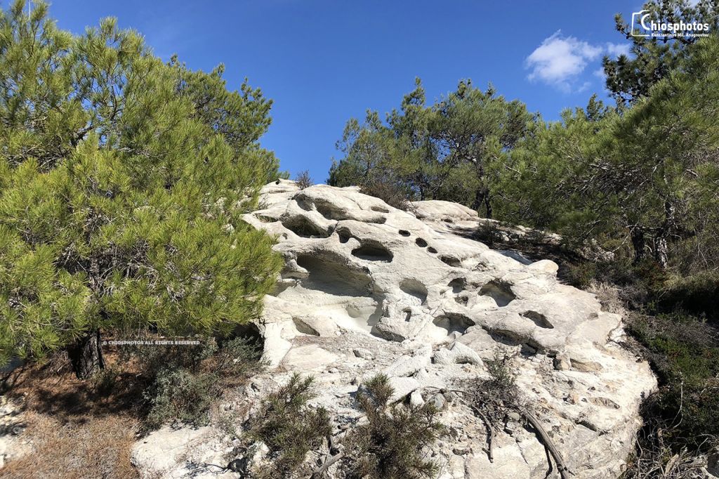 Ενα σπάνιο γεωλογικό φαινόμενο στη Νότια Χίο (Φωτογραφίες – Βίντεο)