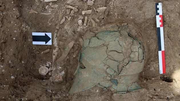 Αρχαία κορινθιακή περικεφαλαία βρέθηκε σε ανασκαφές στη Ρωσία