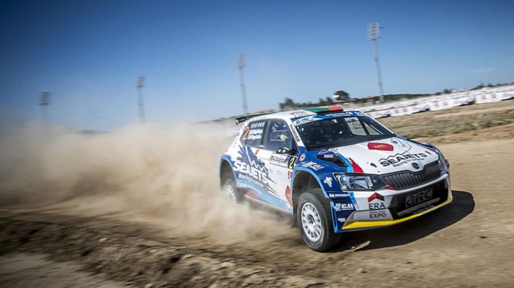 Ο Μπρούνο Μαγκαλάες με Skoda Fabia R5 νικητής του φετινού ράλι Ακρόπολις