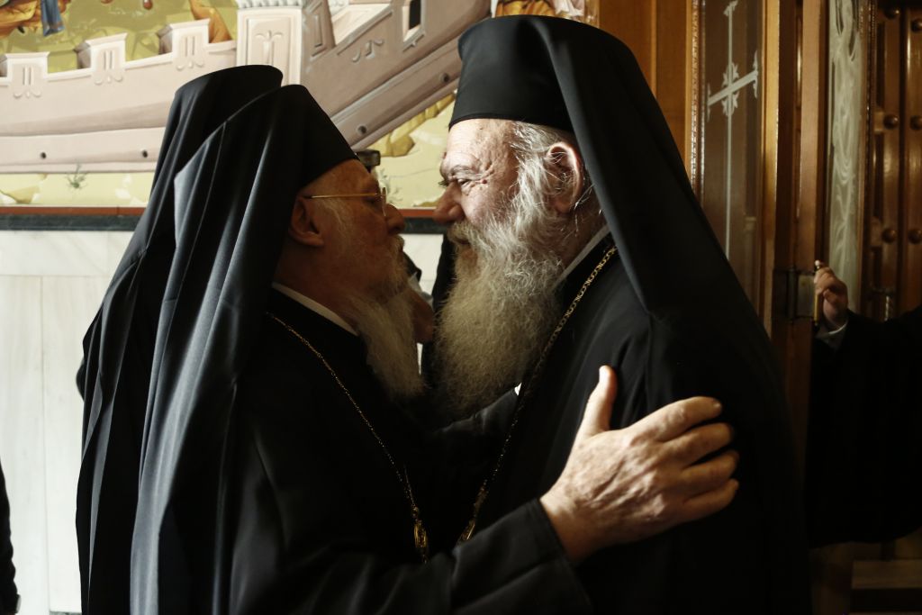 Συνάντηση Ιερώνυμου – Βαρθολομαίου στην Αρχιεπισκοπή Αθηνών