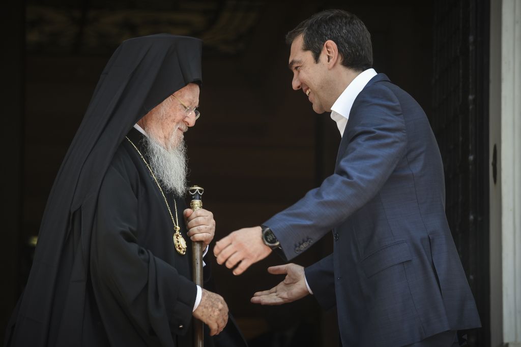 Τι είπαν Τσίπρας – Βαρθολομαίος για το «Μακεδονικό»