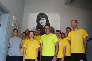 Ευέλπιδες στο Μουσειο Θυμάτων Ναζισμού Διστόμου