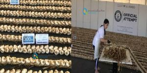 Νέα Βύσσα: Ρεκόρ Γκίνες για πλεξούδα σκόρδων 612 μέτρων και 70 εκ.
