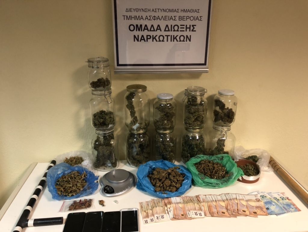 Συλλήψεις για ναρκωτικά σε Βέροια, Πιερία και Καβάλα
