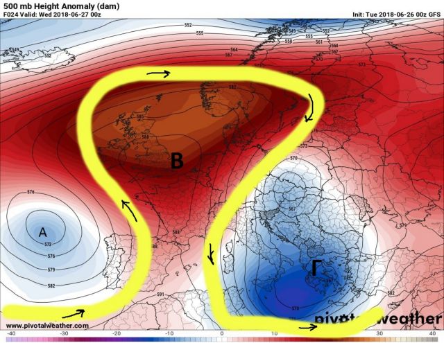 Το φαινόμενο «Ωμέγα» πίσω από την κακοκαιρία