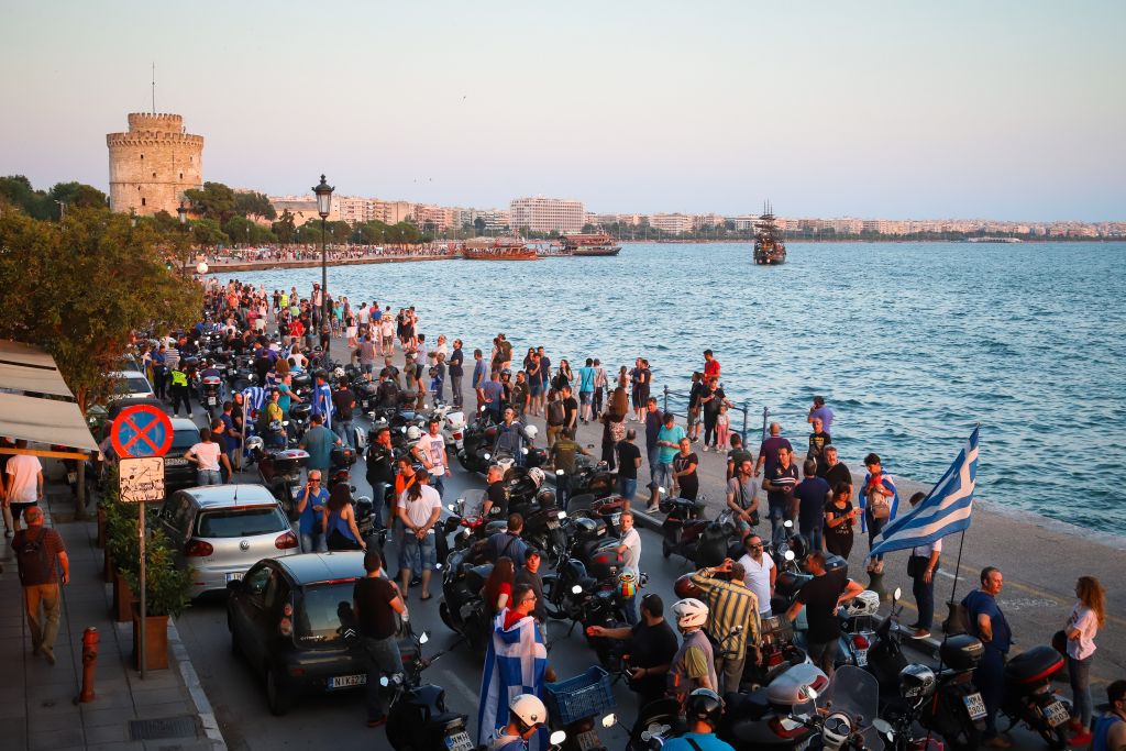 Θεσσαλονίκη: Μηχανοκίνητη πορεία διαμαρτυρίας για τη Μακεδονία