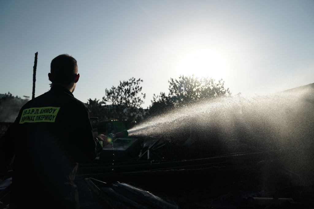 Φωτιά στη θέση Πρινιά Ηρακλείου