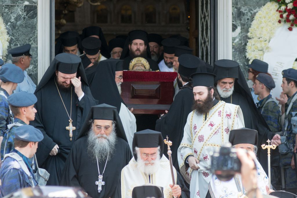 Το τελευταίο αντίο στο Μητροπολίτη Λαρίσης και Τυρνάβου Ιγνάτιο