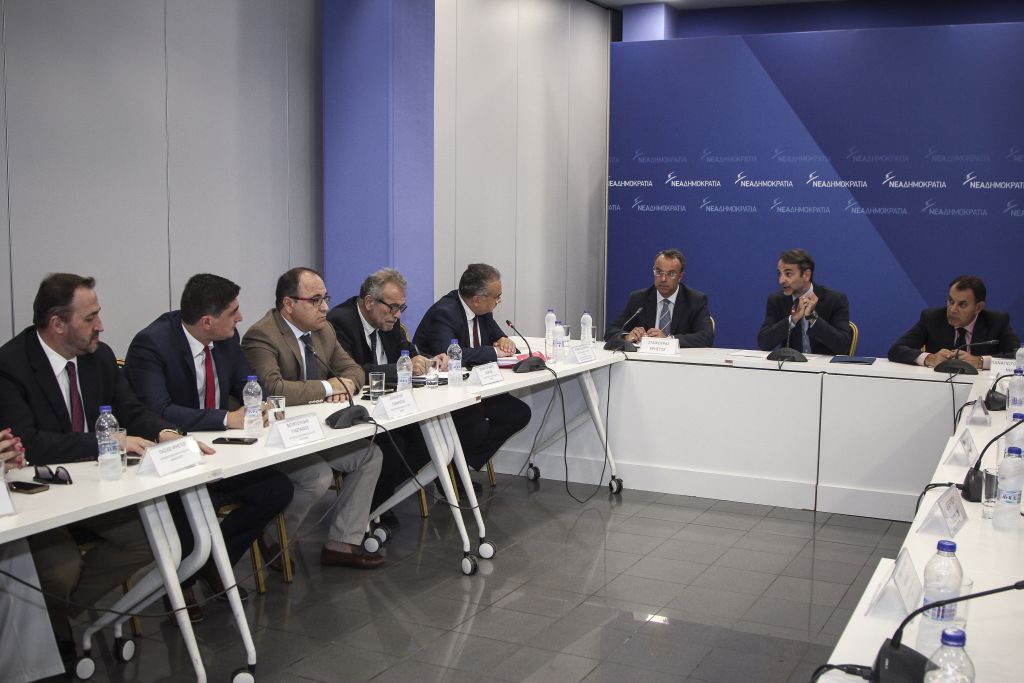 Συνάντηση προέδρων Δικηγορικών Συλλόγων με Κ. Μητσοτάκη