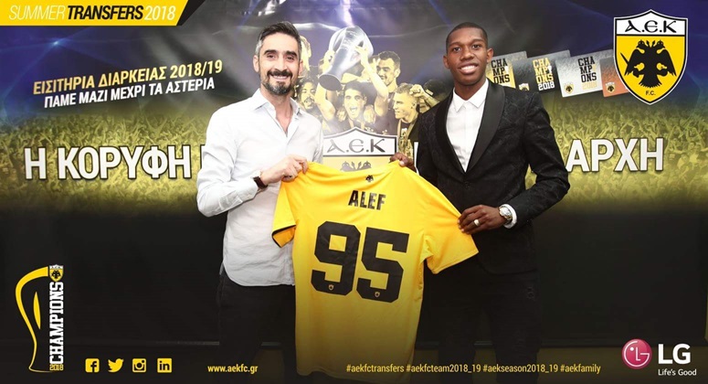 Η ΑΕΚ ανακοίνωσε την απόκτηση του Βραζιλιάνου Αλεφ