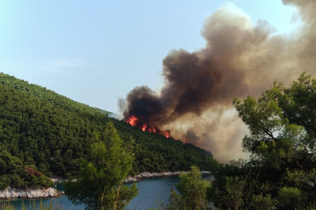 Υπό έλεγχο η φωτιά στη Σκόπελο – Επιχειρούν και αεροπλάνα