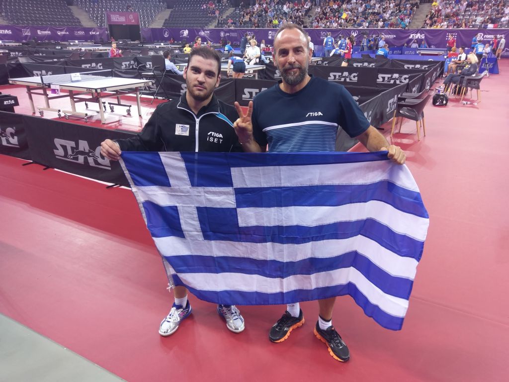 Πινγκ Πονγκ: Στα μετάλλια ο Σγουρόπουλος στο Ευρωπαϊκό πρωτάθλημα Νέων